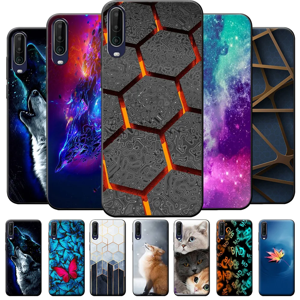 Per Wiko View 4 Custodia 6.52 "Animali Custodia Morbida In Silicone Tpu Per Wiko View 4 Custodia Per Telefono Per Wiko View 4 Shell Fundas Coque Capa