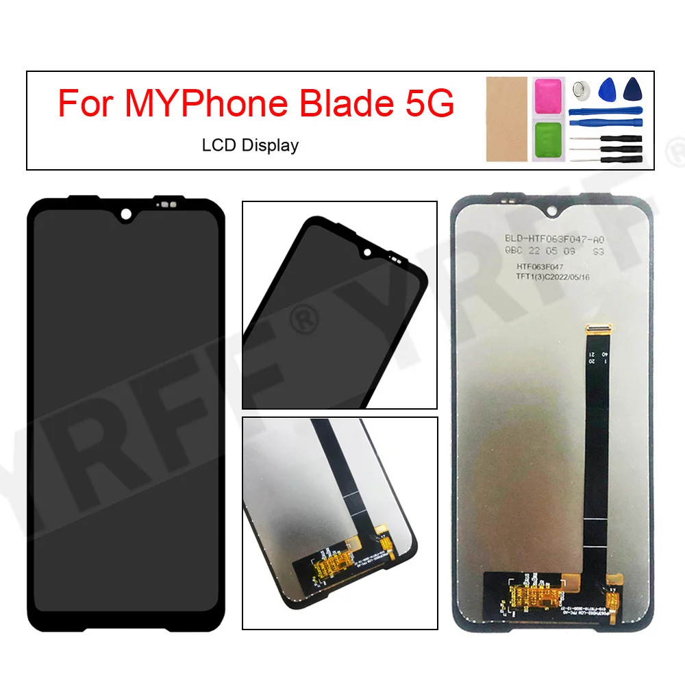 Display Lcd Per Myphone Hammer Blade 5G,Lcd Touch Screen Digitizer Assembly Parti Di Ricambio