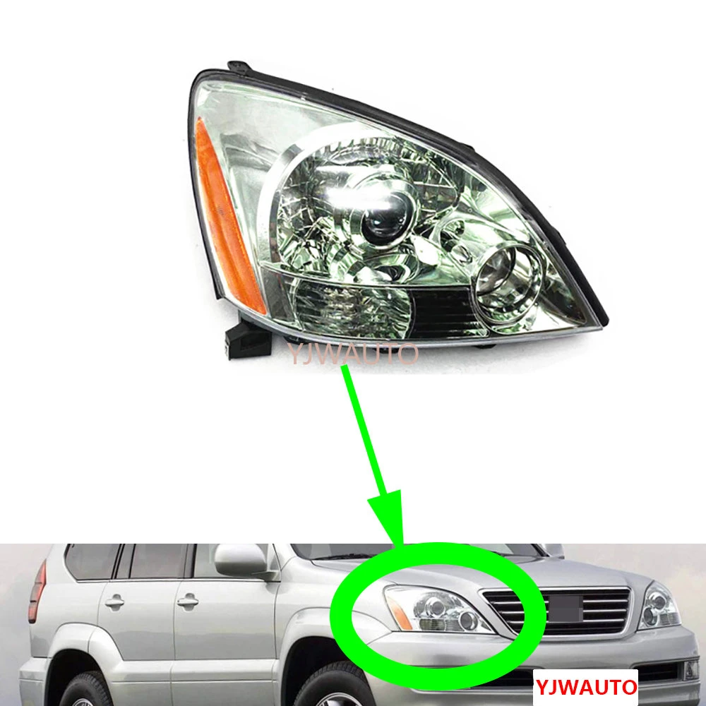 Headlights For Lexus GX470 2004 2009 Headlamp Assembly Daytime Running