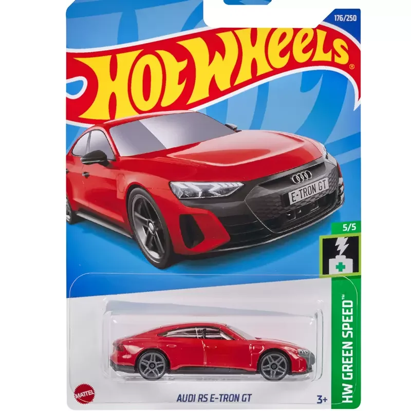 Original Hot Wheels Traffic Car Red Audi Rs E-Tron Gt Green Speed Modelli In Lega Series Toys For Boys Vehicle 2023 N Case No.176