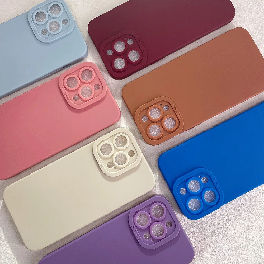 The Cat Eye Blue Silica Gel Tpu Glassato Drop Set Case Per Iphone14 Pro 11 12 13 Max Xs Xr X 7 8 Se Plus Nuovi Prodotti Di Moda