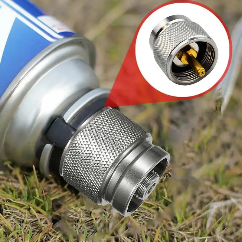 Propane To Butanes Adapter 1 Lb Propane Small Tank Input EN417 Lindal Valve Output Outdoor Cylinder LPG Canister Adapter