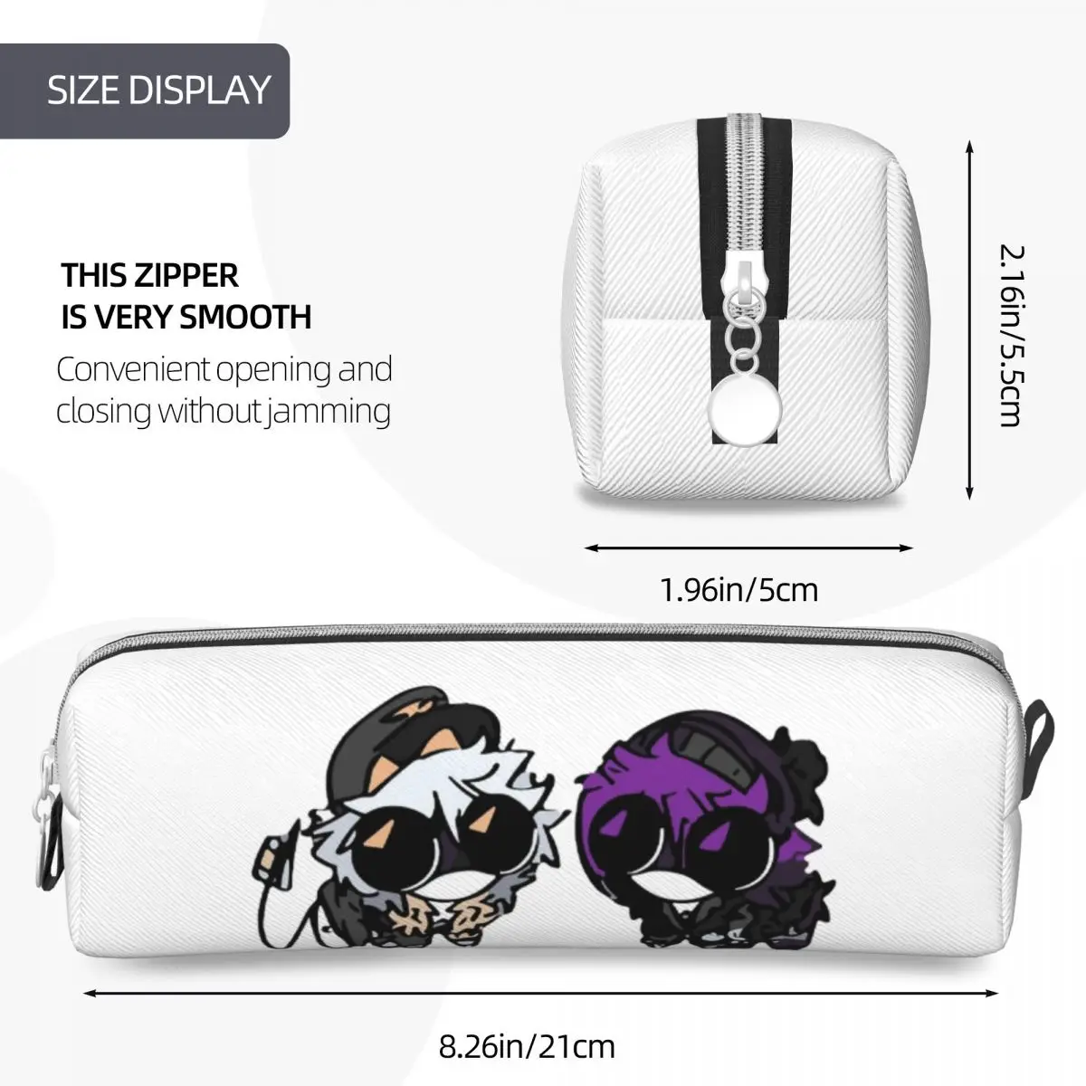 Uzi Doorman Murder Drones Pencil Cases Pencilcases Pen Box for Girls Boys Large Storage Bag School Supplies Gifts Stationery