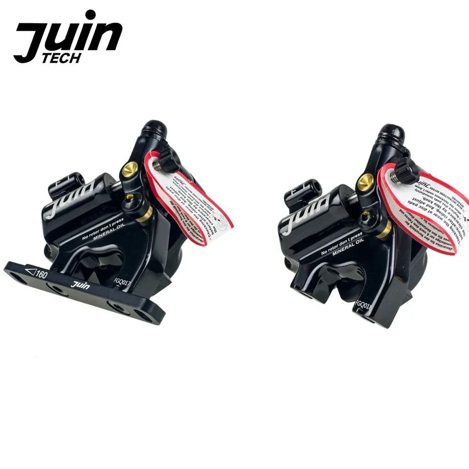 thumbnail image 2 of Juin Tech R1 Post Mount Hybrid Hydraulic Road Disc Brake Set Travel CX Road MTB Cyclocross Bike Caliper With Adapter 160mm Rotor 2 of 12