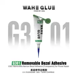Removable Bezel Adhesive - Easy - to - Repair, Residue - Free Bonding Solution (G301 Transparent)