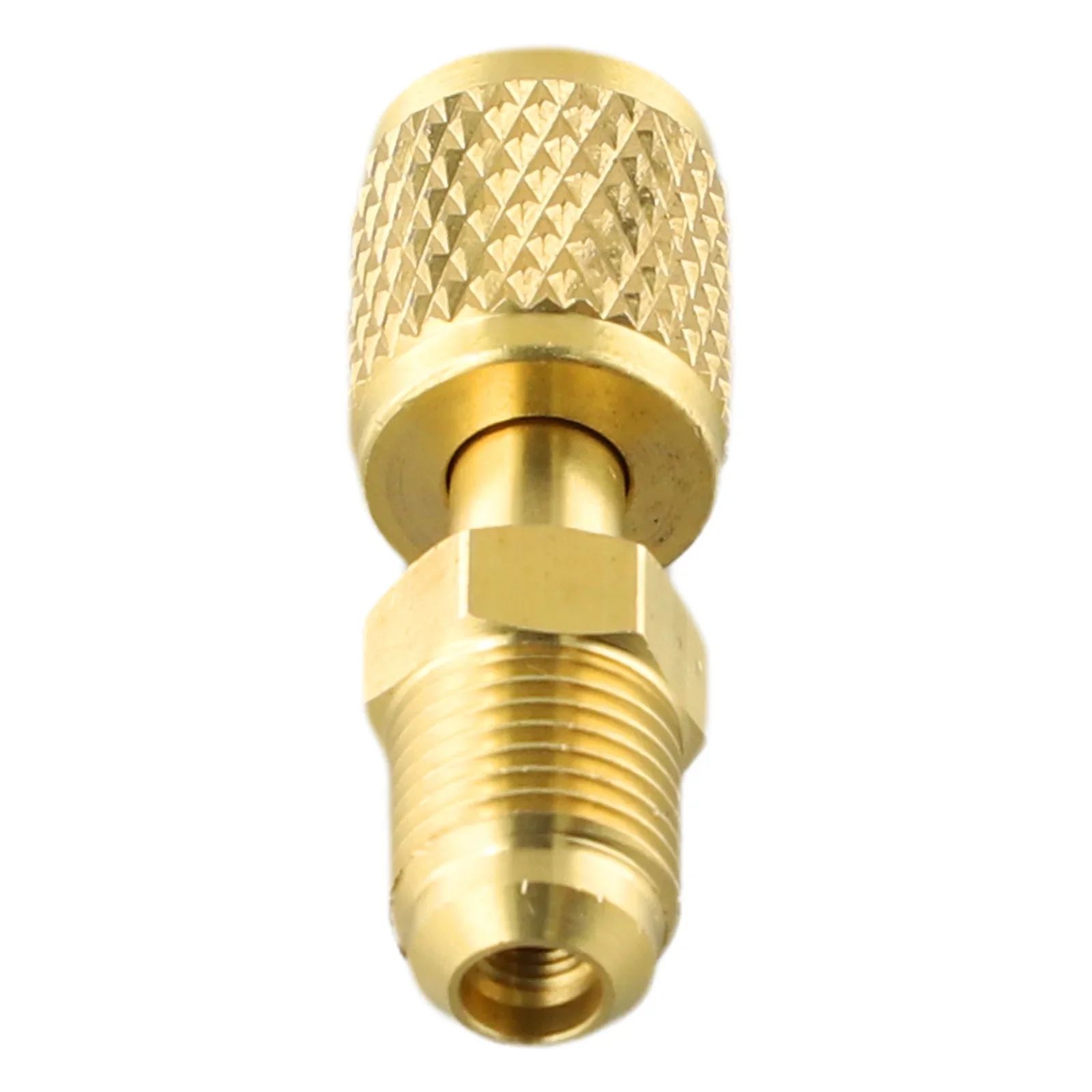 Female 5/16 X M1/4SAE Adapter Gold 1PCS Brass Easy To Install For Air Conditioning Systems For R410 R32 R22 Useful New