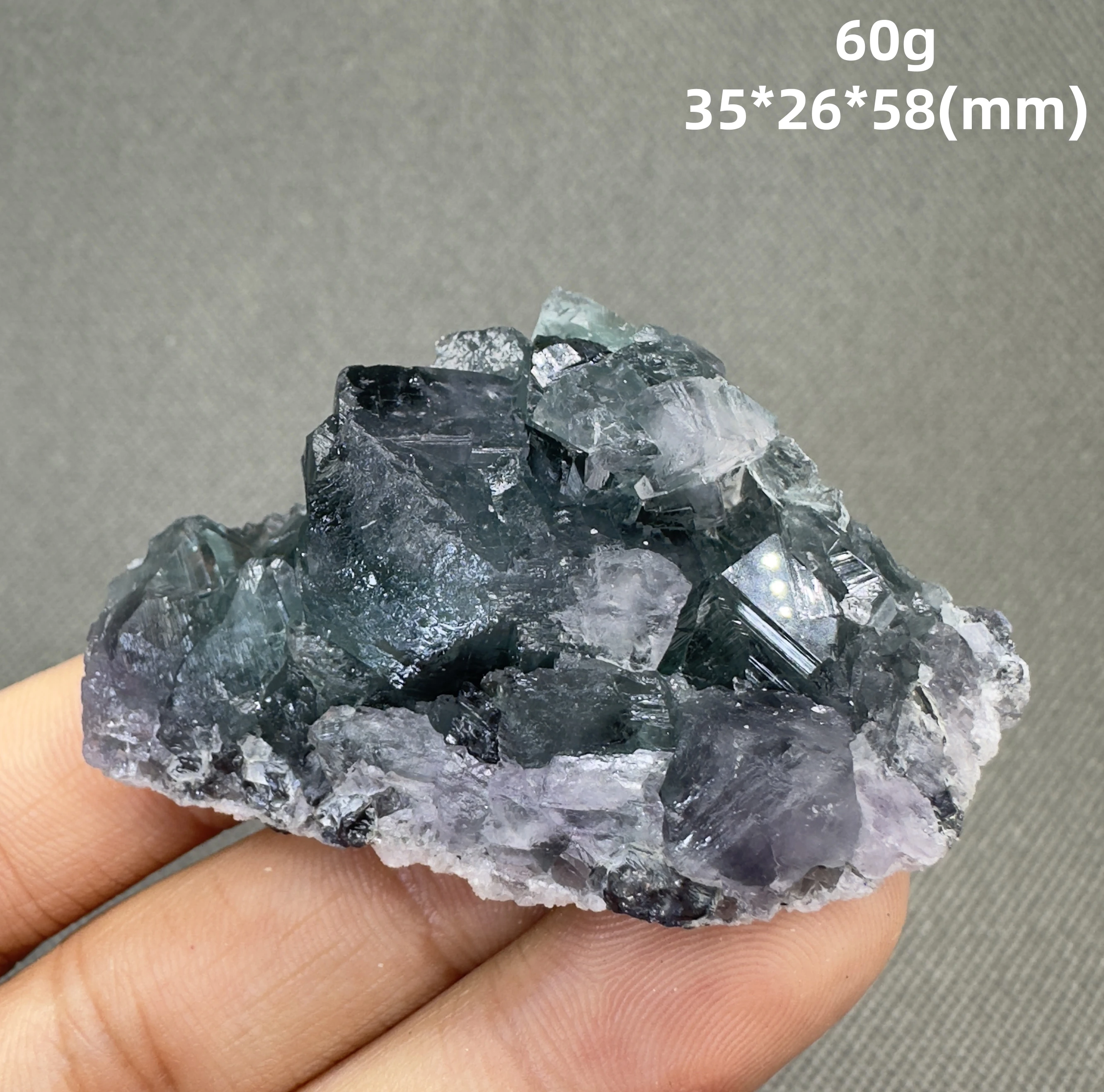 Natural Nigeria fluorite mineral specimen + healing quartz crystals and stones rock gemstone 3