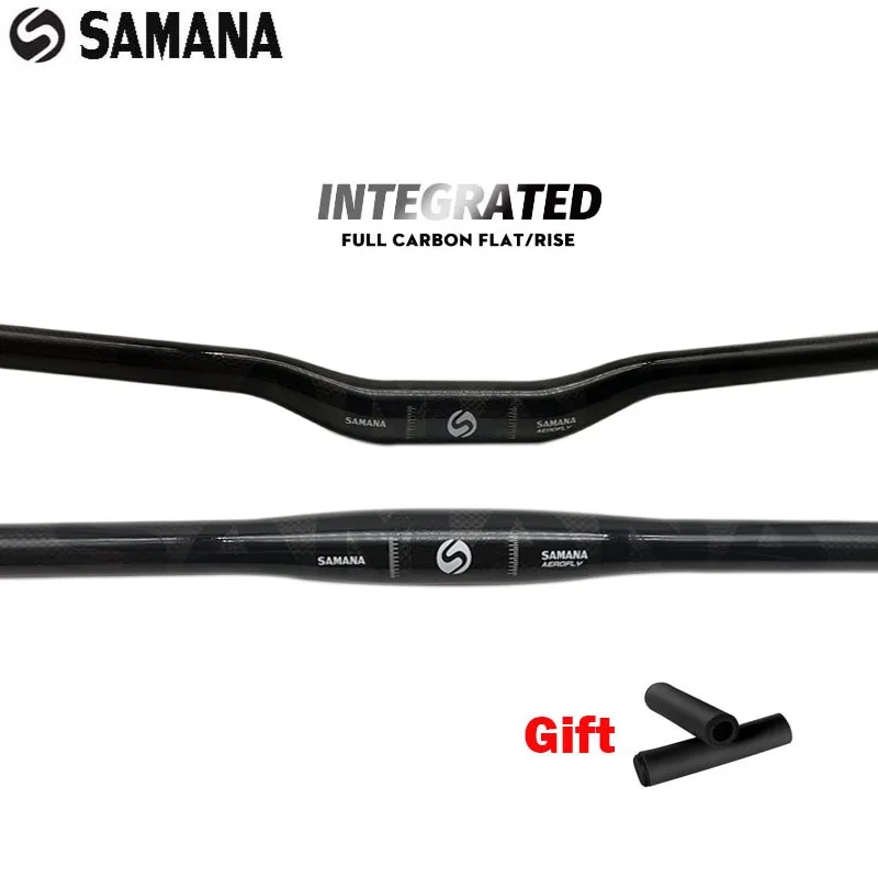 MTB Bicycle Carbon Handlebar 31.8*600-720/740/760/780mm Matt Bike