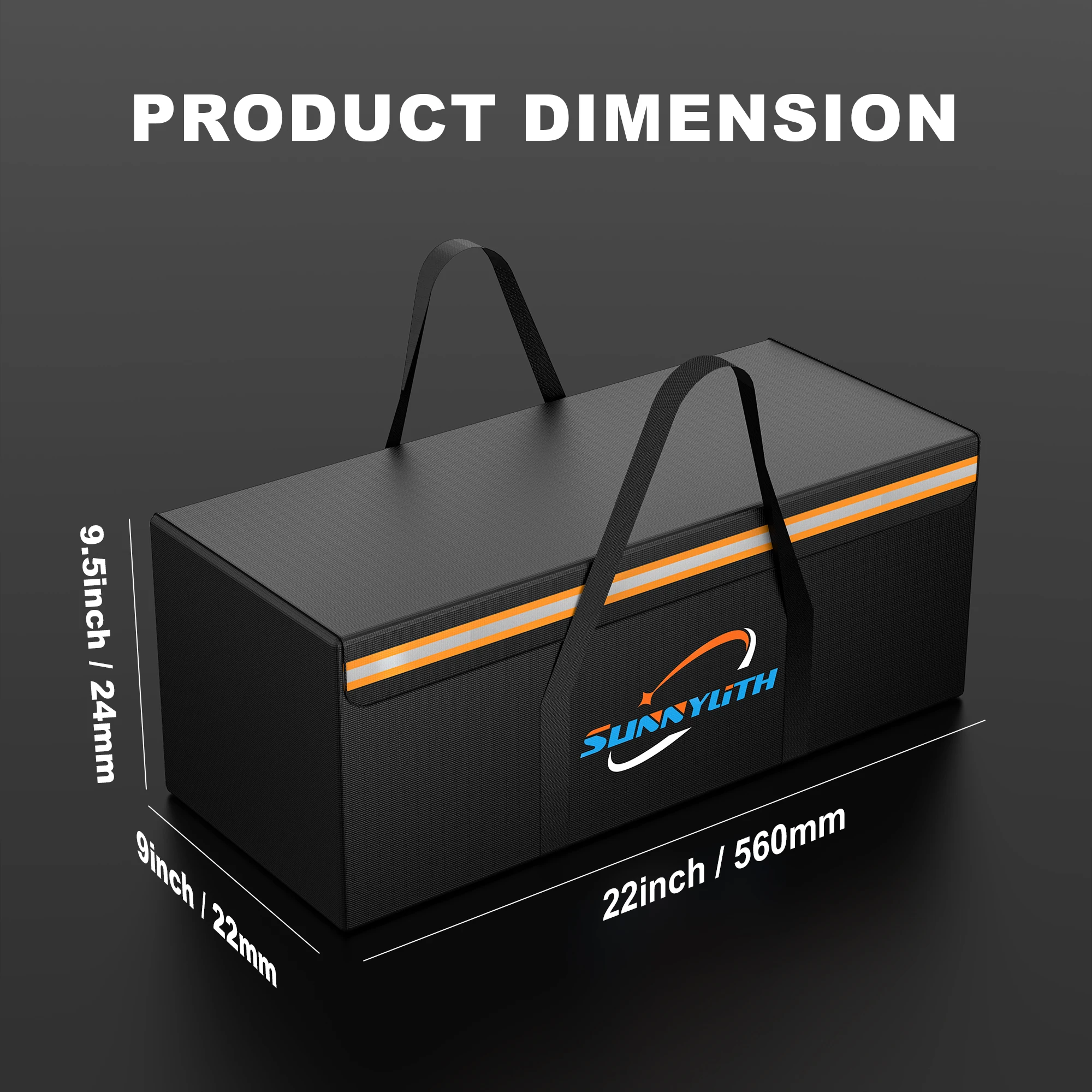 대형 방화 문서 가방 56*23*24cm 방수 보관 화재 안전 가방 방화 폴더 금고 현금 귀중품 여권용