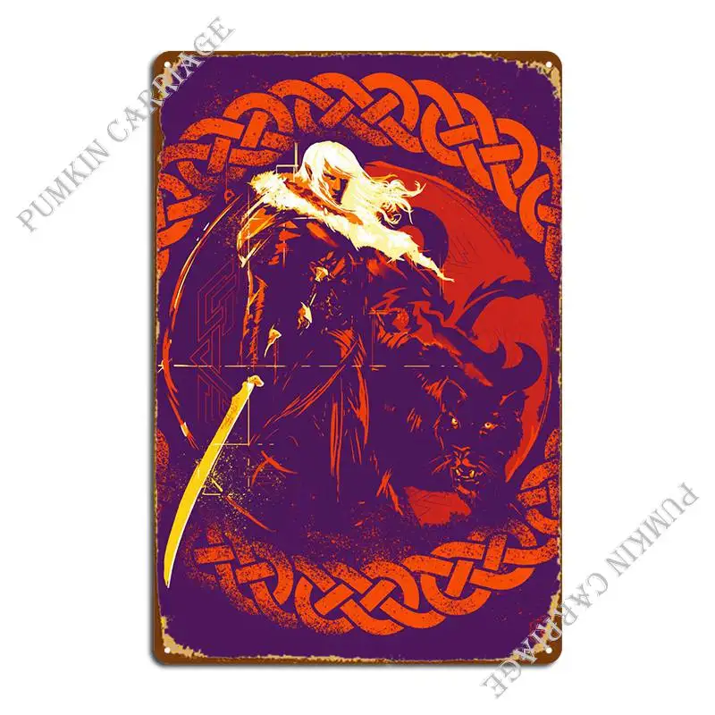 

Drizzt 5 Metal Plaque Designing Bar Cinema Painting Character Tin Sign Poster