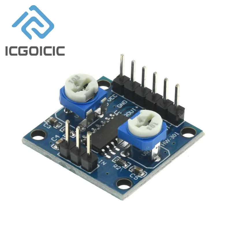 PAM8406 Digital Amplifier Board 5Wx2 Stereo Audio Amplifier With Volume Potentiometer For DIY Speaker - 3