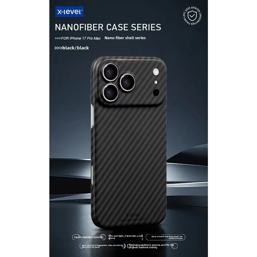 X-Level Premium Carbon Fiber Lightweight Shockproof Phone Case