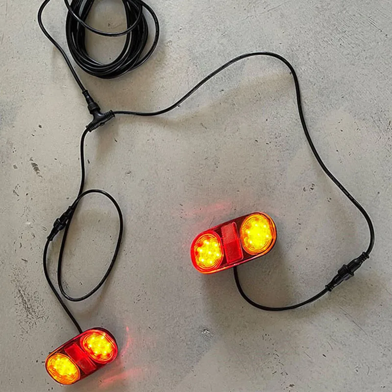 LED trailer tail lights lamp kit stop indicator tail waterproof submersible 12V trailer parts TRAILER SIDE ONLY