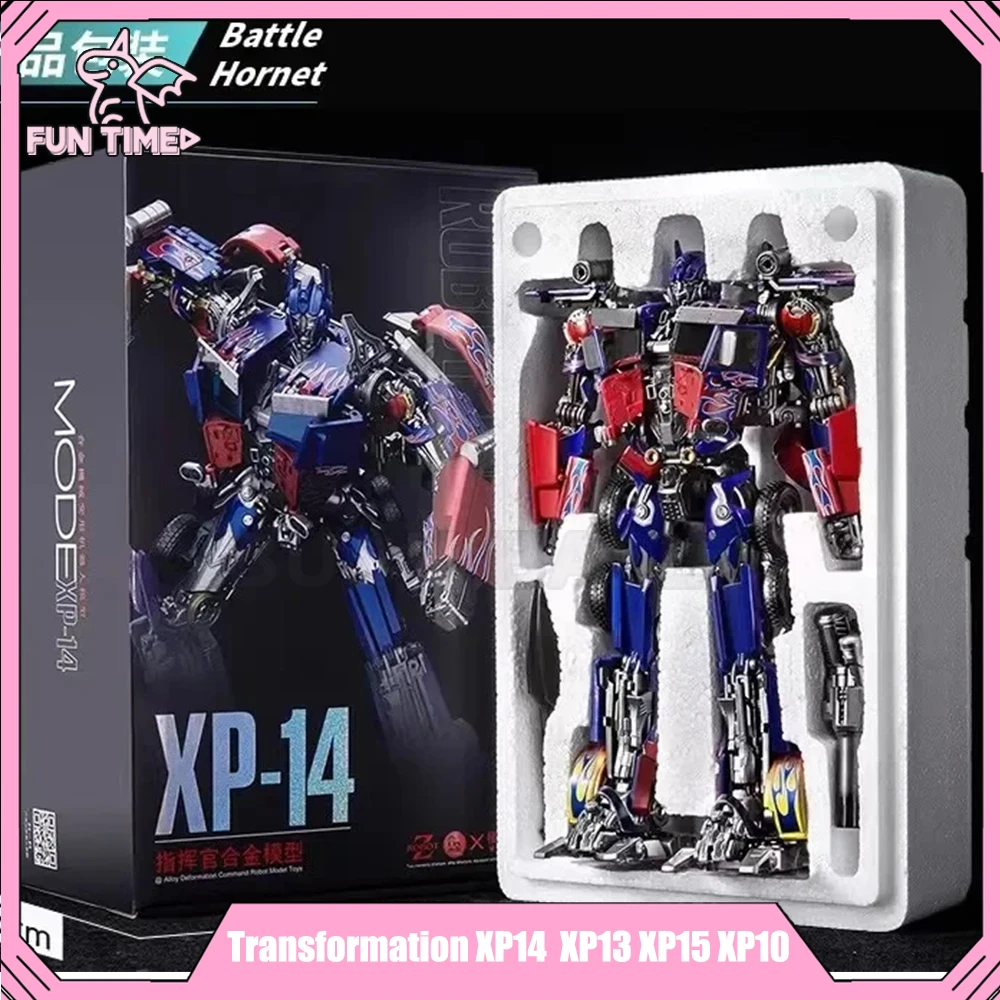 

Transformation Figure Anime XP14 XP13 XP15 XP10 Transformation Action Figure Optimus Prime Primal Commander Alloy Car Kid Toy