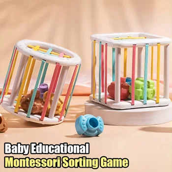 Baby Activity Cube Learning Educational Toys Colorful Shape Blocks Sorting Game For Children Bebe Birth Inny 0 12 Months Gift