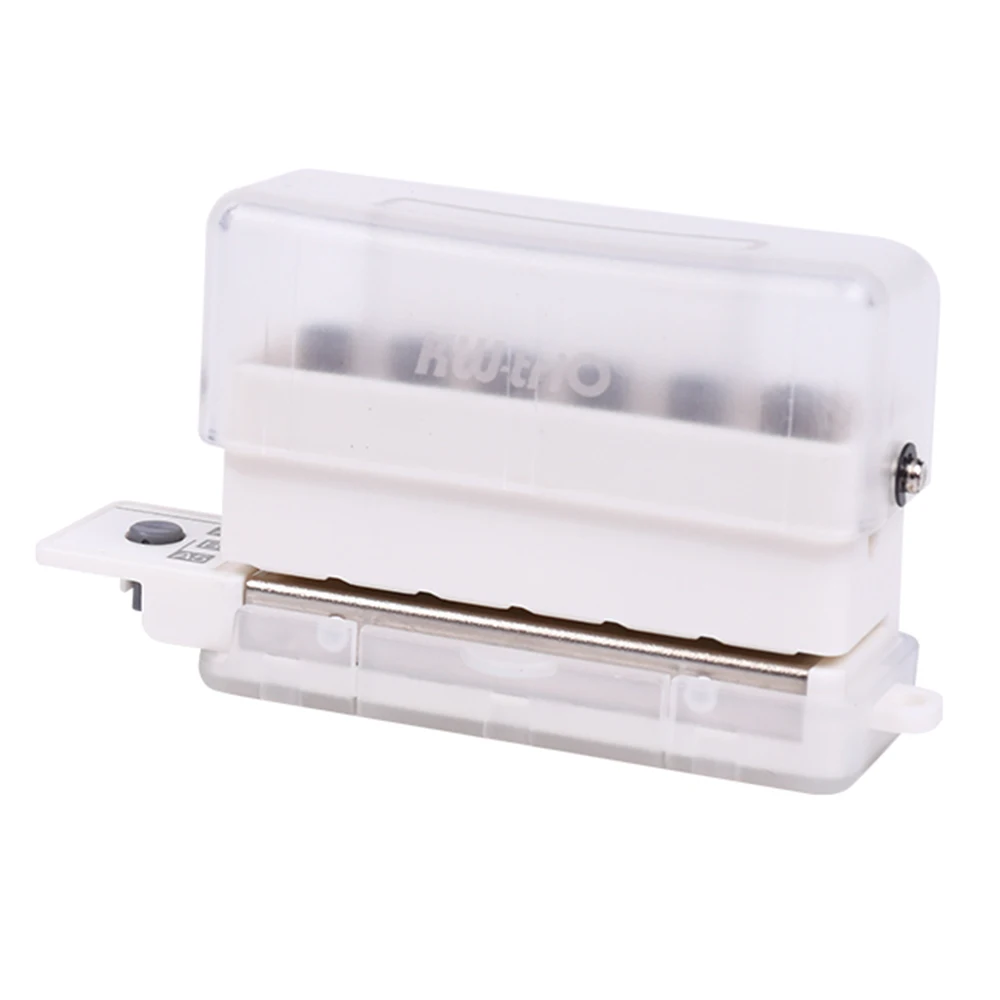 Paper Punch Hole Punching Tools Paper Craft Punch Circle Hole Punch 6-Hole Paper Punch Handheld Mini Puncher Support Multiple 20/26/30 Hole Punching 5.5mm Aperture for A4 A5 B5 Notebook