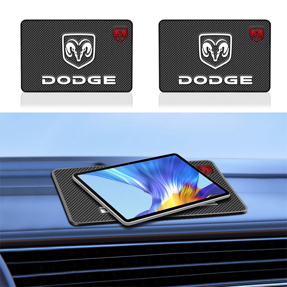 자동차 인테리어 실리콘 대시 보드 미끄럼 방지 매트 전화 홀더 패드 Dodge Durango Caliber Dakota Neon Nitro Ram 용 자동차 액세서리