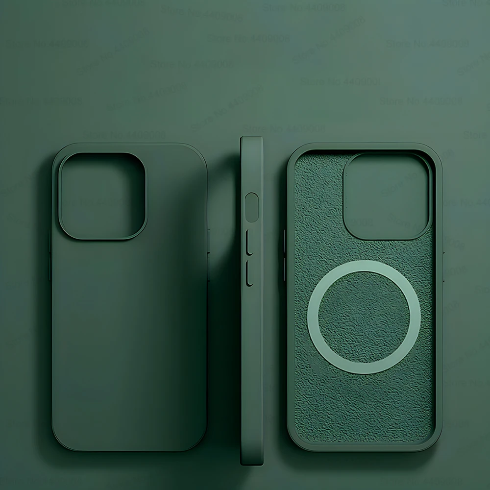 thumbnail image 1 of Nueva funda cuadrada de silicona líquida para Samsung Galaxy S24 S23 S22 S21 S20 Ultra Plus FE A54 A53 A52 A73 5G 4G funda suave a prueba de golpes, 1 of 5