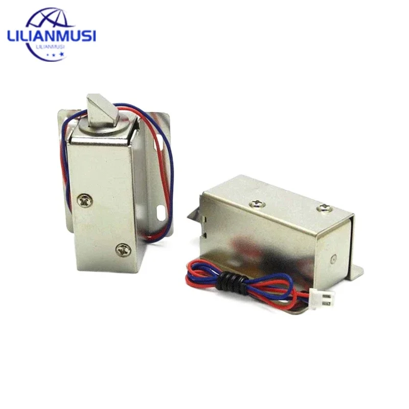 

Миниатюрный водонепроницаемый электромагнитный замок, 12 В постоянного тока, с электрическим болтом, маленький дверной замок для шкафа с электрическим управлением, 50 шт.