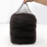 Cheveux humains en vrac Afro Kinky Black Pearl Top QVR Peruvian Kinky Curly Mini Twist 50G/pièce pour tressage, 100% Remy Hair Bundles 3