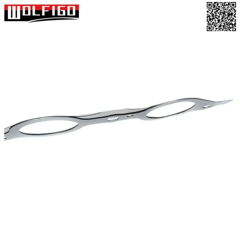 WOLFIGO Exhaust Manifold Gasket Multi-Layer Steel For Buick CHEY GMC 4.8 5.3 6.0 V8 LS1 LS2 LS3 LS6 LS7 LS9 LSX Engines 12617944