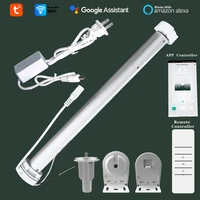 Tuya WiFi Mini Motorize Roller Blind Motor Smart life App Shutter Shade Engine For 38mm Tube Voice Smart Control Home Automation