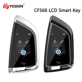 Chiave LCD intelligente coreana/inglese universale modificata per BMW Benz Audi Kia Ford Hyundai Car Fit Keyless One Button Start Key CF568