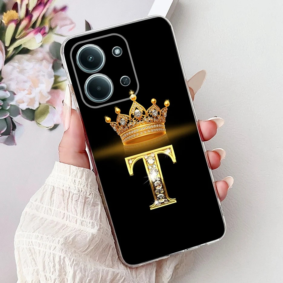 Luxury Letter Design Slim Phone Case - Soft Back Cover Coque