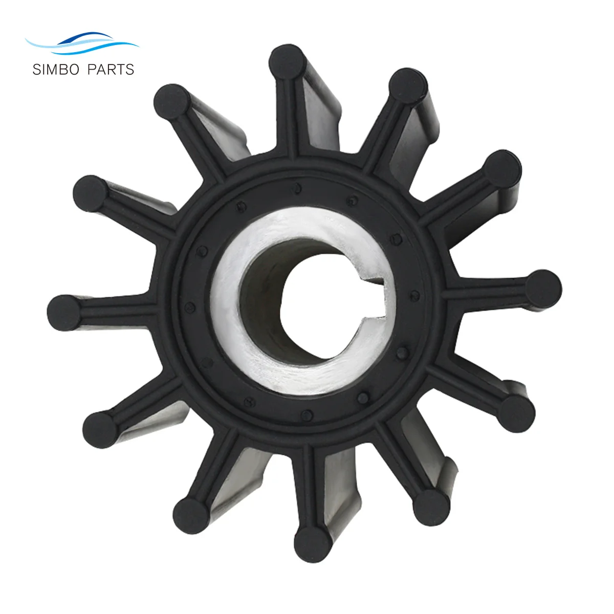 47-853126 Flexible Water Pump Impeller For MerCruiser 7.3L Diesel Star Power Inboard And Stern Drive 47-8M0056956