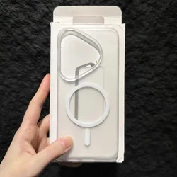 Sleek Transparent Ultra - Thin Magnetic Charge Case - Frameless PC Cover for Huawei Mate 70 (White)