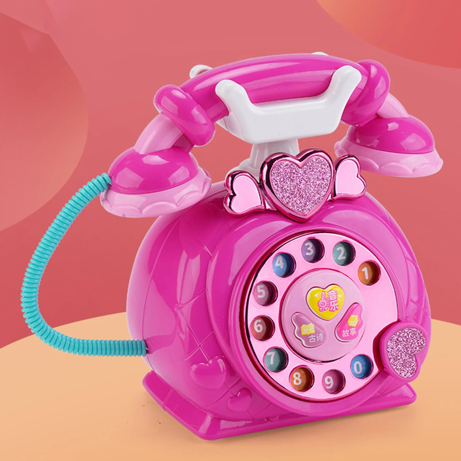 Telephone Toy Storytelling Machine Cognition Enlightenment Baby Musical Toys for Toddlers Early Educational Toy Birthday Gift 6