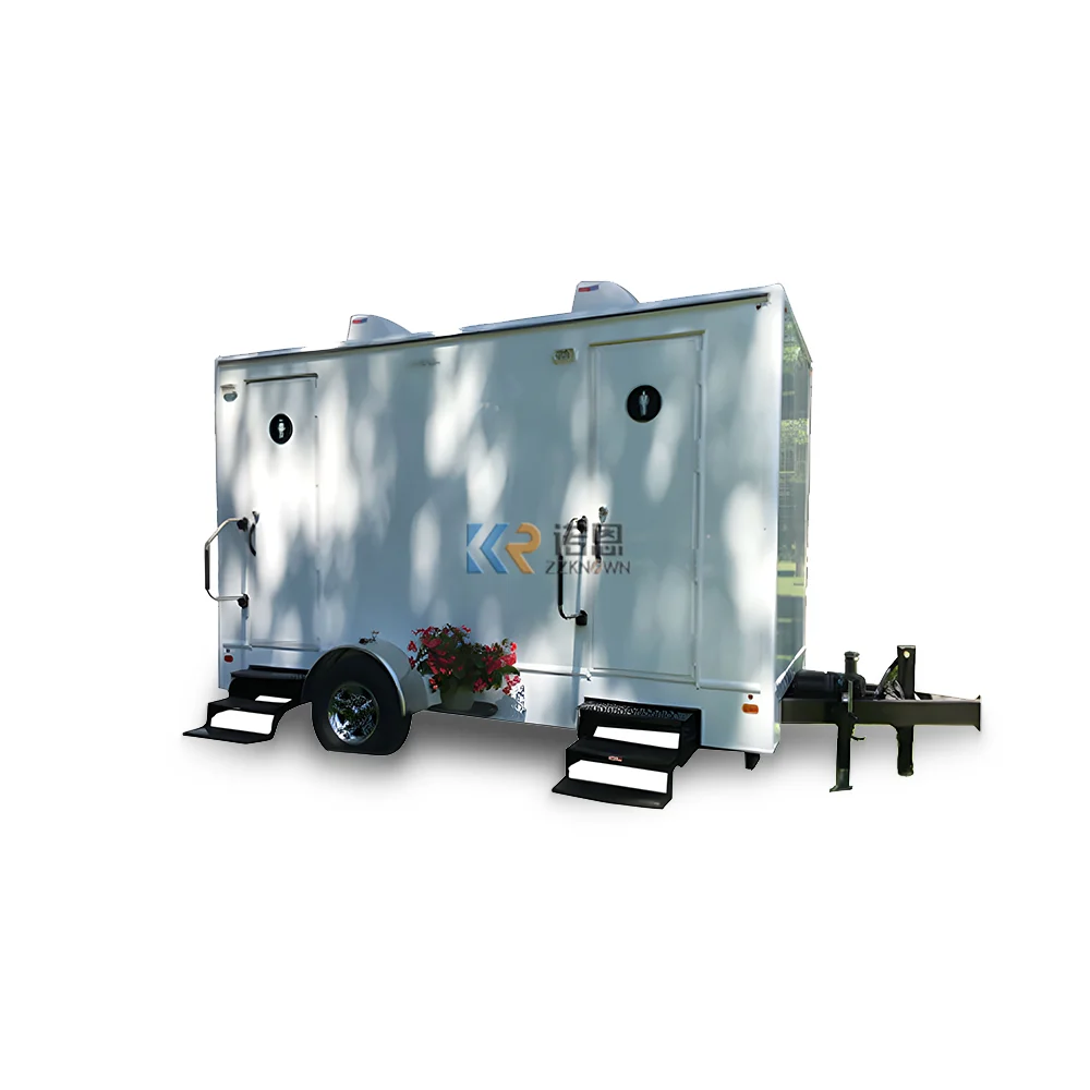 2023 Rimorchio Prefabbricato Prefabbricato Bio Container Docce Toilette Portatile Doccia Casa Bagno Di Lusso Mobile