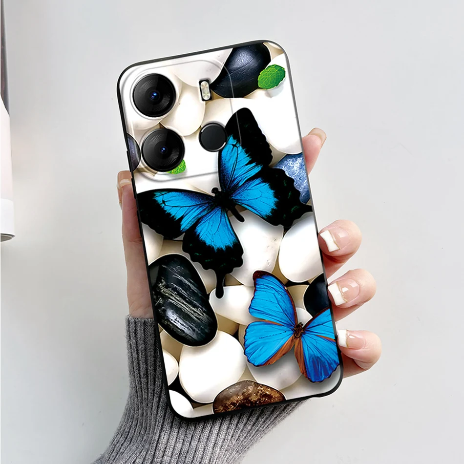 Luxury Marble Soft Silicone Phone Case - Tecno Pop 7 Series