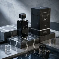 Parfum mystérieux du Moyen-Orient pour hommes, parfum longue durée dans un coffret cadeau haut de gamme noir, parfum aromatique arabe 1