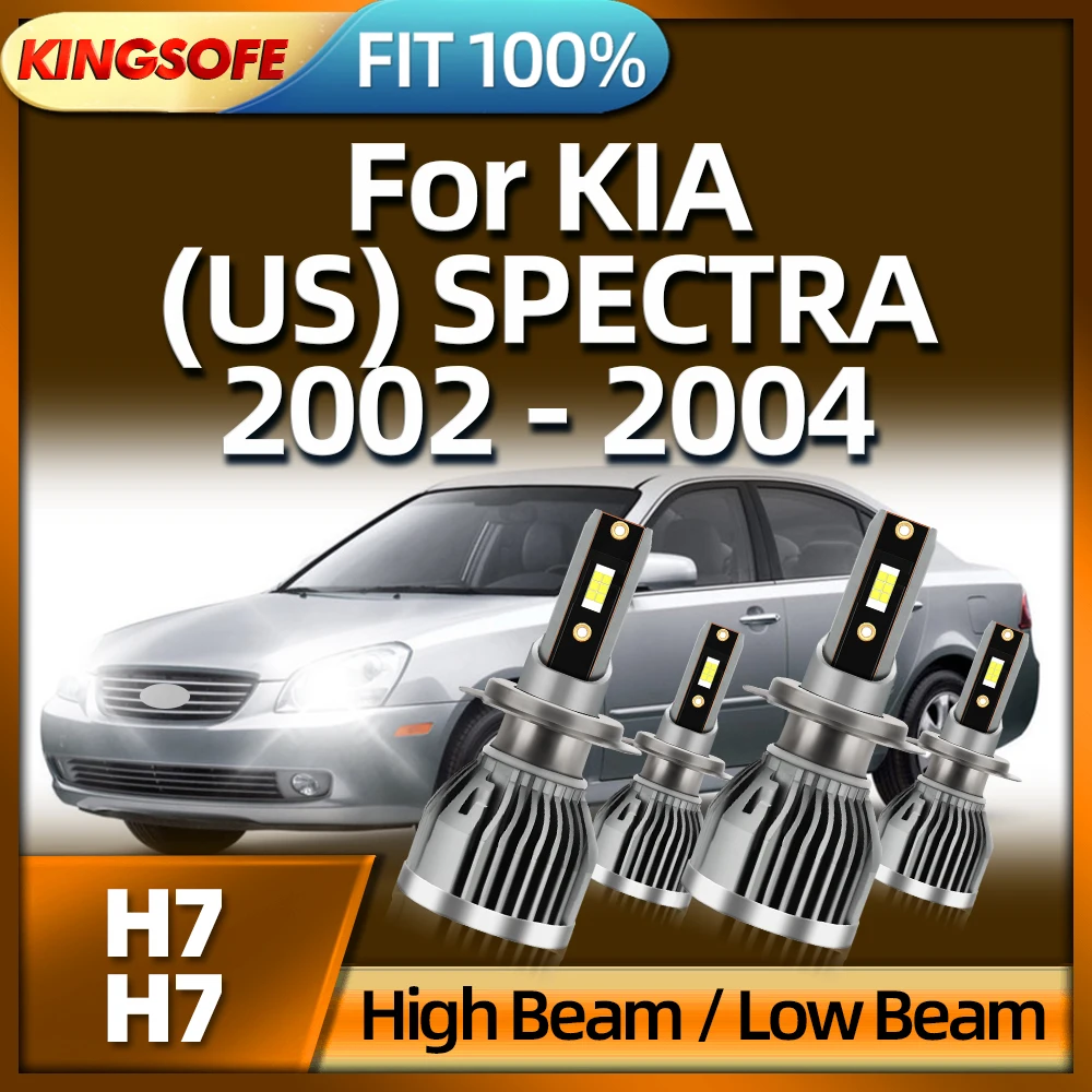 

Лампы для передних фар Roadsun, ярче, чем галогенные, 150 Вт, 6000 лм, 2002 K, белые, для KIA (US) SPECTRA 2003, 2004,