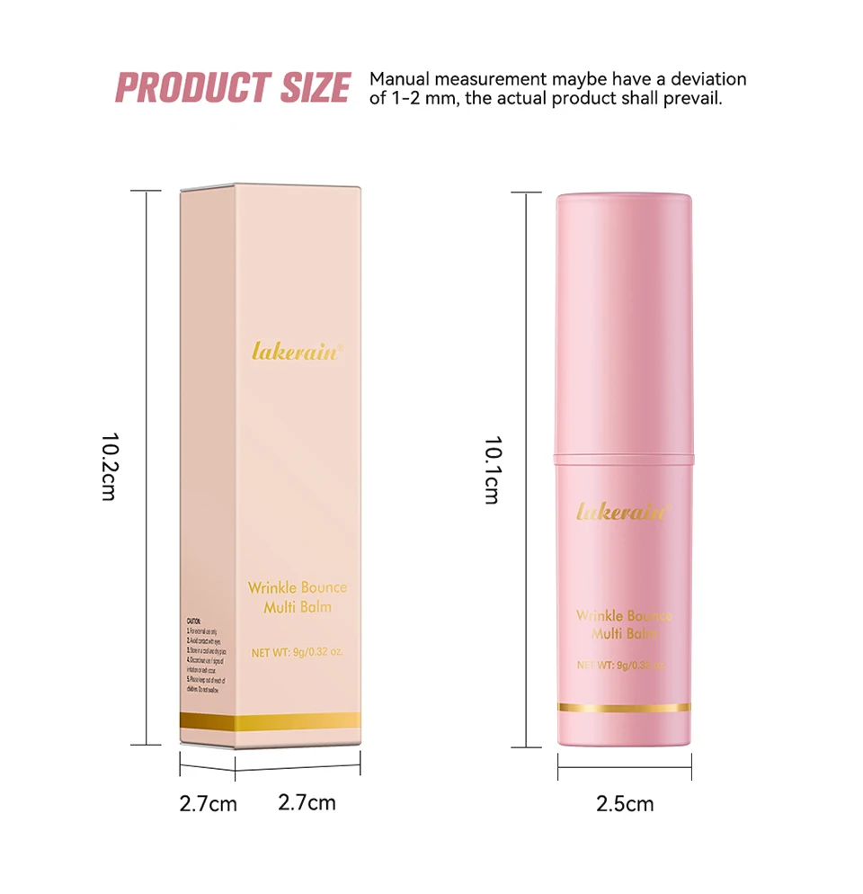 Lakerain Moisturizing Wrinkle Bounce Multi Balm Facial Collagen Multi Balm Stick Wrinkle Bounce Balm Cream Dull Cosmetics Korean - The Little Corner Shop Online