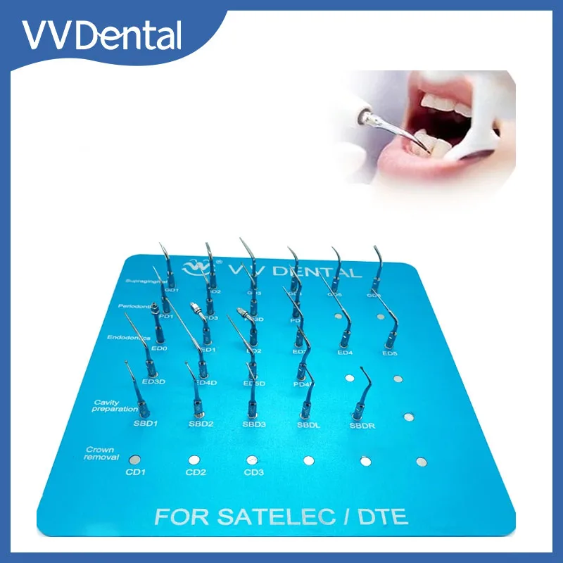 

VV Dental Ultrasonic Scaler Tips Compatible With Satelec And Woodpecker DTE Root Canal Tip Dentista Dental Tools