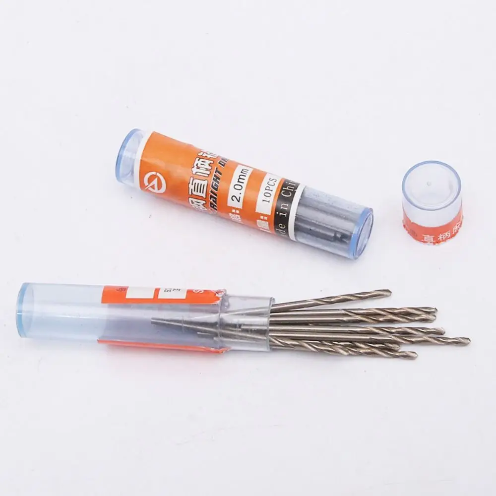 10-Piece HSS Twist Drill Bit Set for Dremel