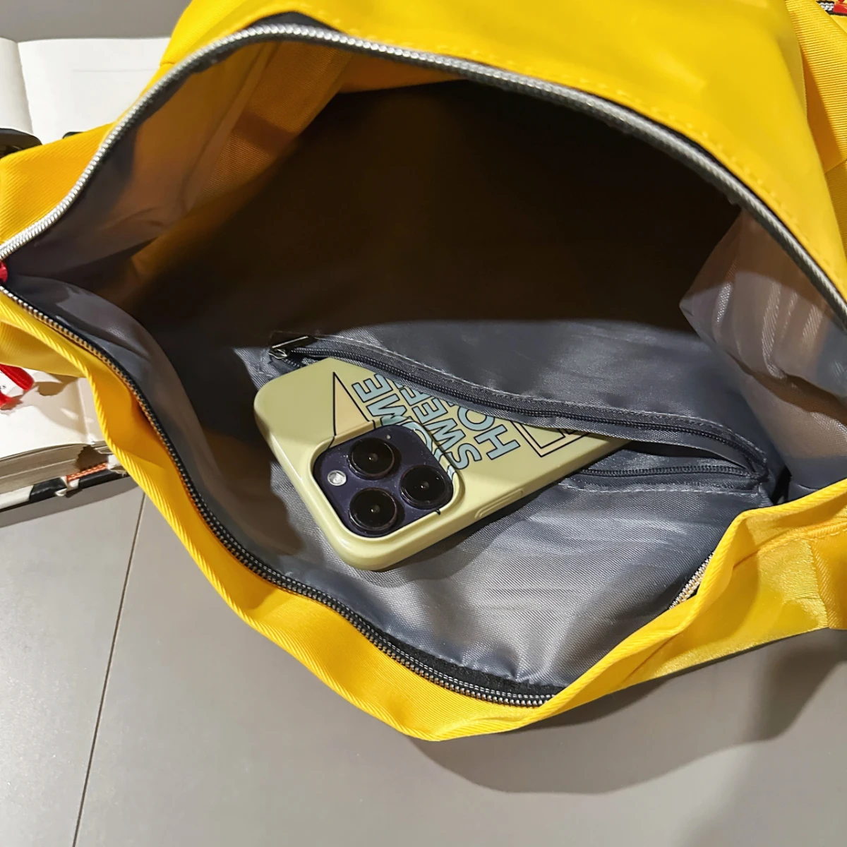 Couple's Backpack, Large Capacity, Lightweight Outdoor Travel Backpack, Fashionable School Bag for Female College Students, High School Students, Junior High School Students, for Class and Sports