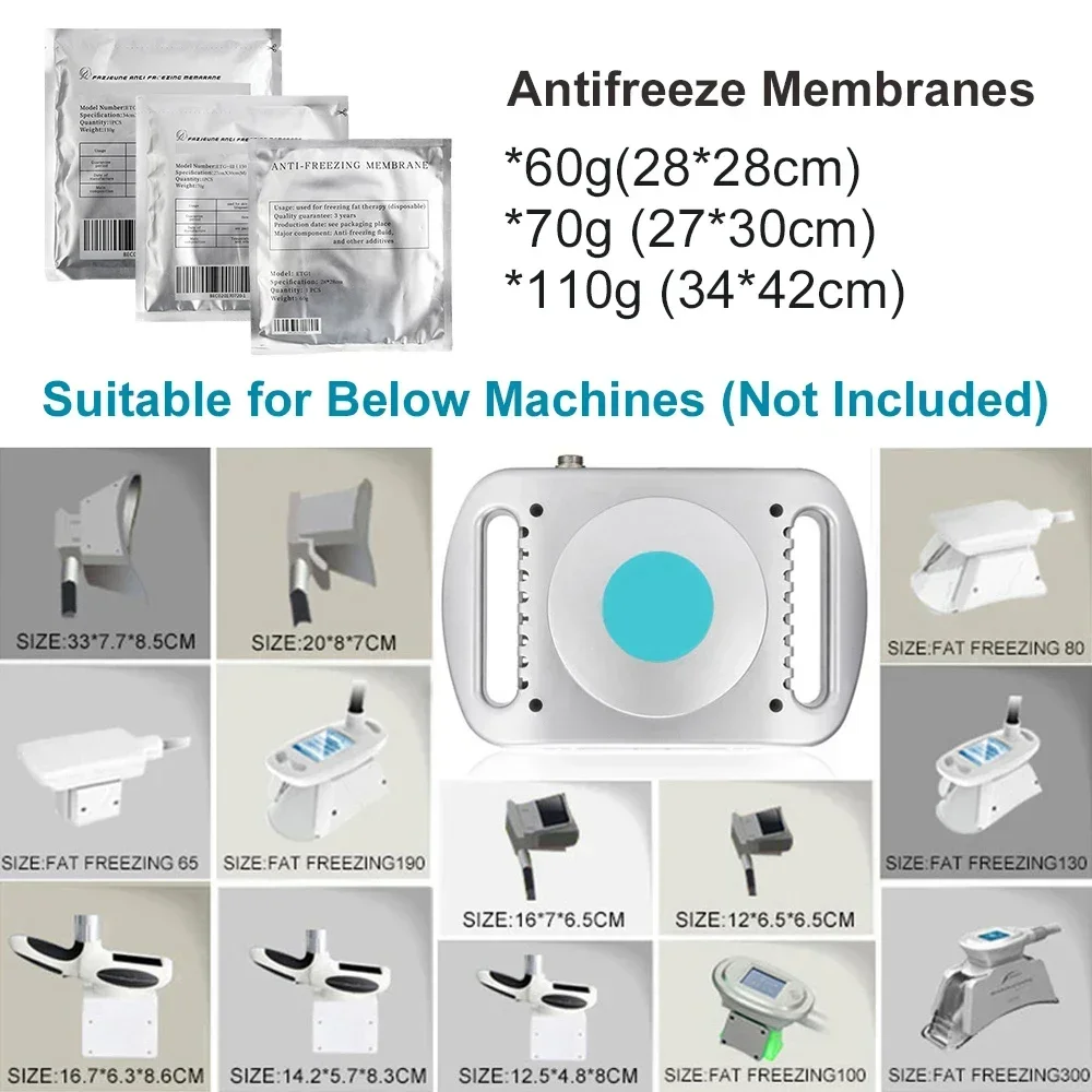 Massage Gel Massage Gel Pads Fat Freezing Membranes Anti Freeze Gel Patches for Cryolipolysis Machine Body Slimming Massager Weight Loss Lipo Cold Therapy