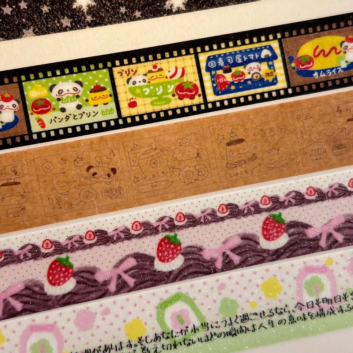 Shiny Fireworks Washi Tape DWinter Theme eco Masking Tapes for Scrapbooking Decal For Arts Diy Crafts Album Journal 2
