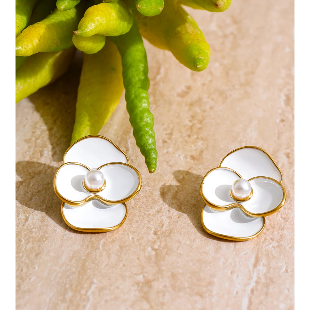 Yhpup Earrings Stainless Steel Daily Use