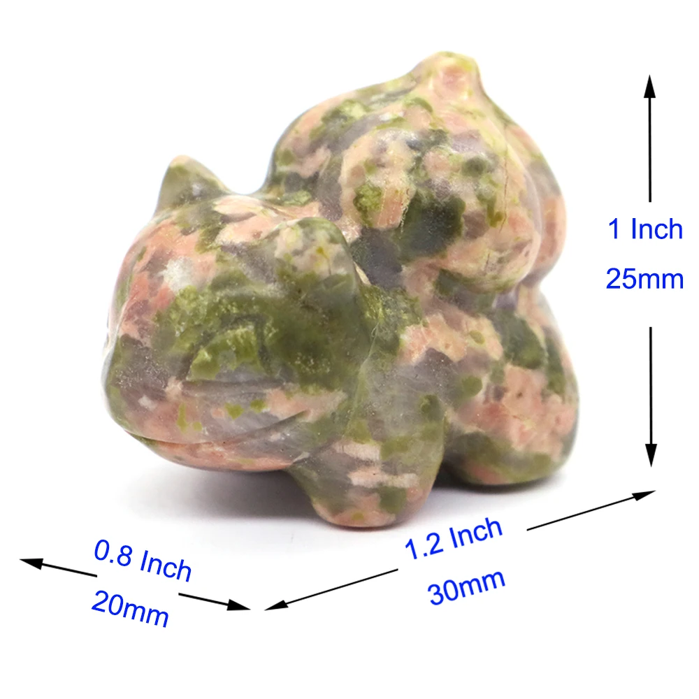 Mini Cartoon Frog Statue Natural Stones, Ornamento Esculpido, Cura Cristais, Estatueta de Pedras Preciosas, Sala, Desktop Decor, Birthday Gift, 30mm