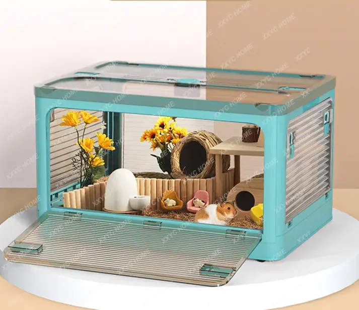 Hamster Cage 60 Base Cage Acrylic Squirrel Pet Feeding Box