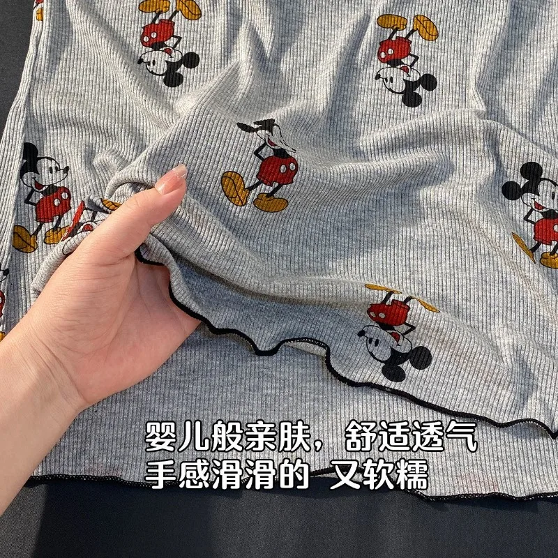 ディズニー ミッキー パジャマ レディース 夏 モーダル 漫画