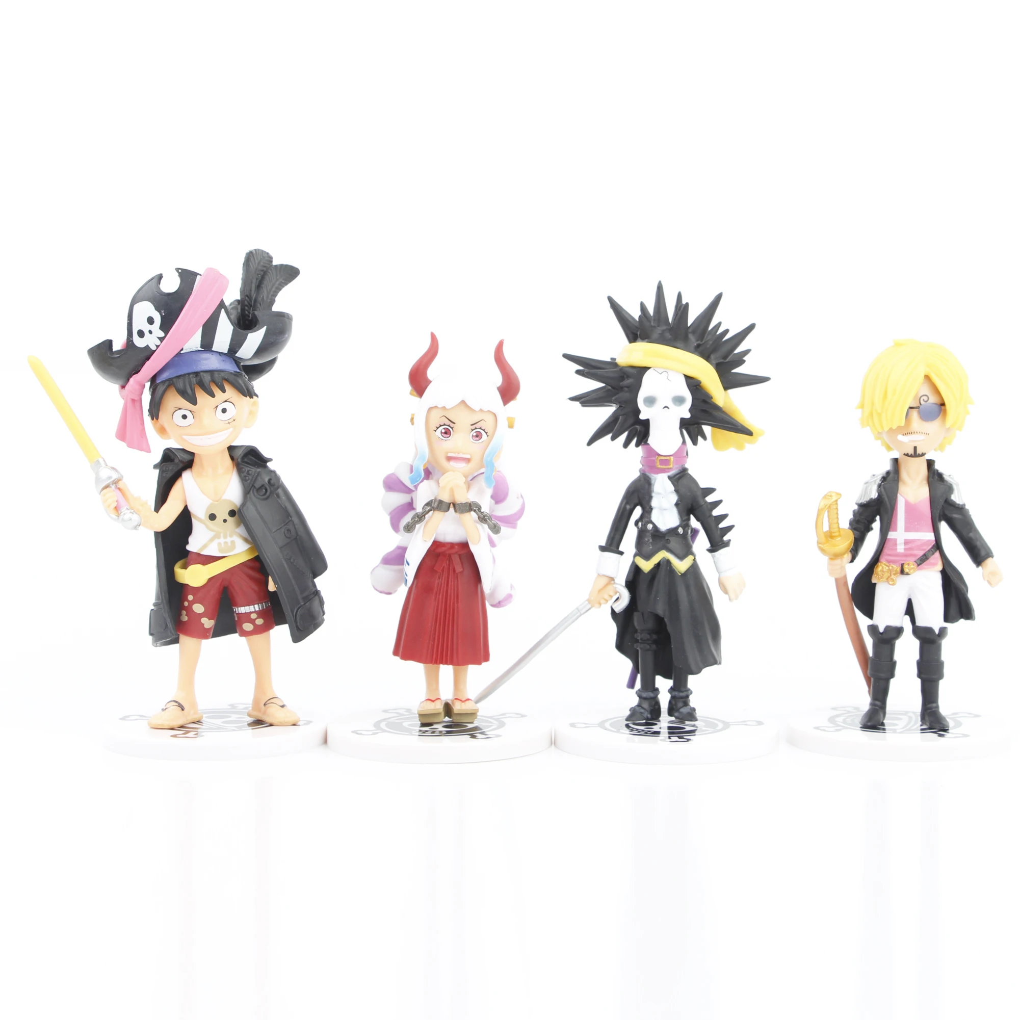 8pcs/set One Piece Yamato Jinbe Shanks BROOK Luffy Zce