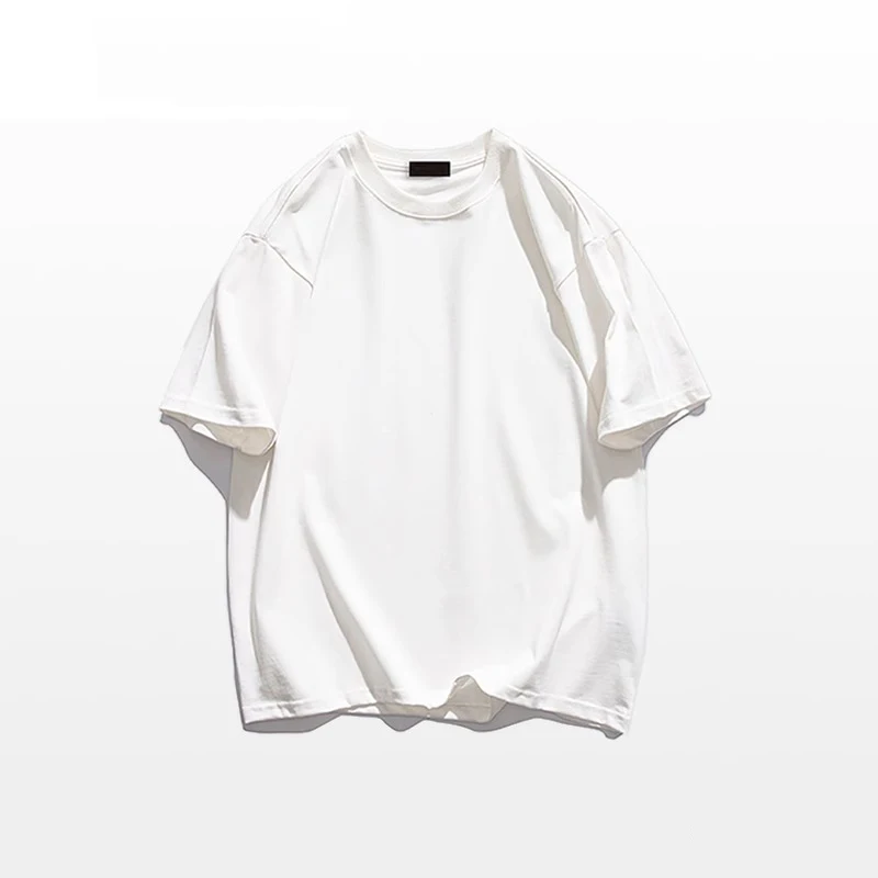 Pure white short sleeves