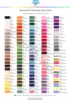 Simthread 120 Madeira Colors Polyester Machine Embroidery Thread Kit 550Y(500M) Similar To Madeira And Robinson-Anton Colors 40 5
