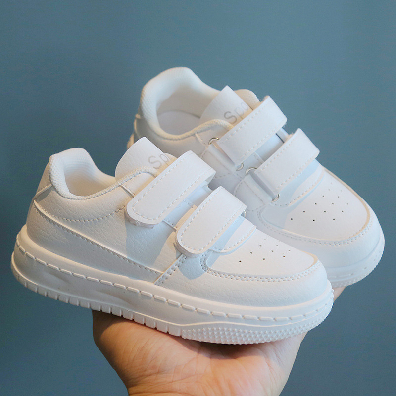 White Kids Shoes For Boys Girls Spring Autumn Fashion Children Casual Shoes Non-slip breathable Todder Sneakers Baby Board Shoe
