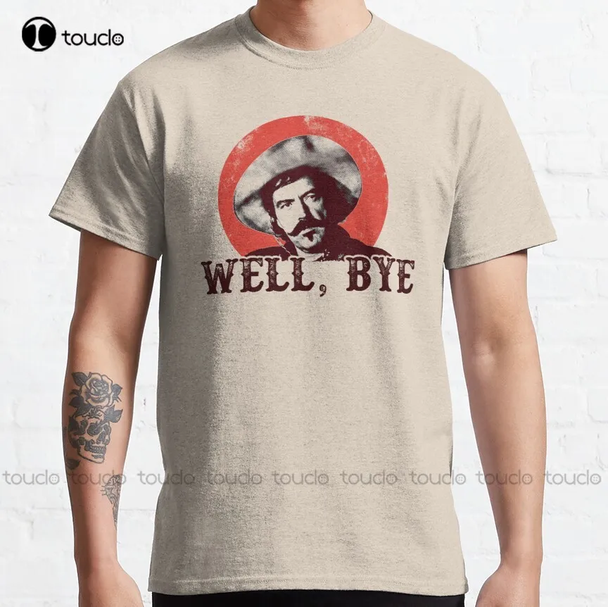 Well Bye In Black Stencil Classic T-Shirt Magliette Divertenti Custom Aldult Teen Unisex Digital Printing Xs-5Xl All Seasons Cotton
